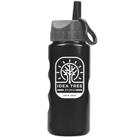 22 oz. Mini Peak Tritan™ Metalike Bottle with a Ring Straw... from ASI 40480...