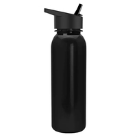 Garyline® Terrain Metallike Bottle with Flip-Straw Lid - ...