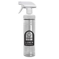 24 oz. Transparent Spray Bottle. Available in Clear or Bright Transparent......