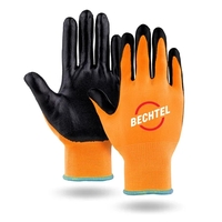 Hi-Viz palm dipped, cut, puncture and abrasion-resistant work gloves.... from...