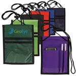 Multi-Pocket Neck Wallet/Badge Holder