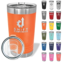 Polar Camel stainless steel 16-ounce insulated tumbler with sliding lid.......