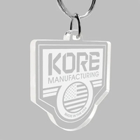 1/4" Custom Laser Etched Keychain... from ASI 72521 Morris Magnets / Laser Cuts