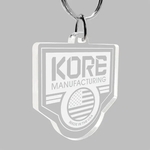 1/4" Custom Laser Etched Keychain