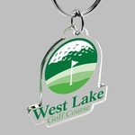 1/8" Custom Ultra Vivid Color Keychain