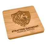 Laser Etched Bamboo Coasters