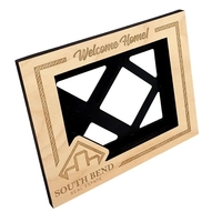 Birch wood easel frame with plastic easel backing and customization.... from...