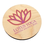 Ultra Vivid Birch Wood Coaster