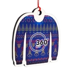 1/4" Recycled Wood Ornaments