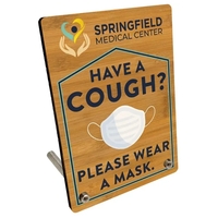 1/4" thick bamboo wood plaque with posts.... from ASI 72521 Morris Magnets