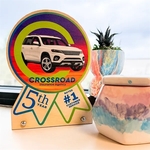 Ultra Vivid Birch Desk Signs- Acrylic Post