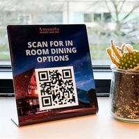 Point of sale sign, created on a 1/8" acrylic with full... from ASI 72521...