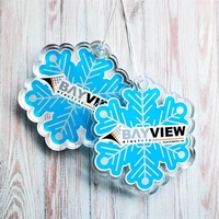 Ultra vivid color acrylic ornaments.... from ASI 72521 Morris Magnets / Laser...