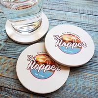 4" x 4" sandstone coasters with customization.... from ASI 72521 Morris Magnets