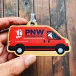 5/16" Ultra Vivid Bamboo Ornaments