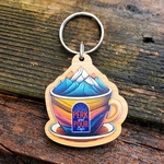 Ultra Vivid Bamboo Keychains