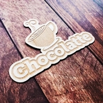 Laser Etched Maple Wood Stickers