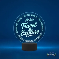 mr.BriteSign LED Acrylic Sign - Round