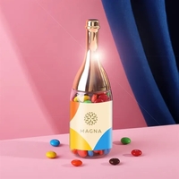 Mini clear champagne bottle filled with deluxe candy.... from ASI 61966 HPG /...