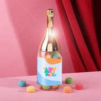 Mini clear champagne bottle filled with candy.... from ASI 61966 HPG / SugarSpot