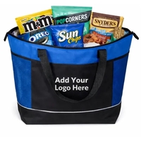 Shoppers Cooler Tote with Snacks