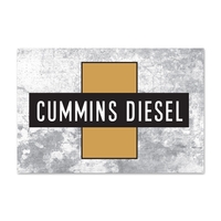 Rectangle shaped 6" x 9" sign made of tin with white... from ASI 66390 LarLu