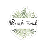 Full Color White Vinyl Static Cling Back Custom Die Cut Deca