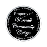 Chrome Tamper Evident Polyester Die Cut Custom Decal