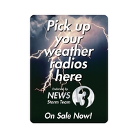 Static Cling Vinyl Double Face Window Die Cut Decal