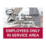 Square Corner Custom Floor Decal w/ Removable Adhesive