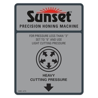 Clear 15 Mil Velvet Textured Plastic Nameplate Die Cut Decal