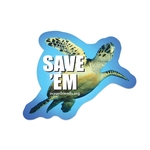 White Vinyl Ultra Removable Adhesive Die Cut Custom Decal