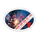 Clear Poly Permanent Adhesive Back Die Cut Custom Decal