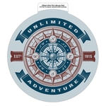 Round Hard Surface Ultra Thin Mouse Pad (7 1/2" dia.)