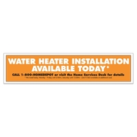 Bumper sticker made of vinyl with ultra-removable adhesive and square...