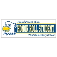 3" x 9" bumper stickers made of vinyl with ultra-removable adhesive... from...