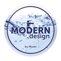 Thick, crystal-clear polyurethane is poured over each decal forming a dome......