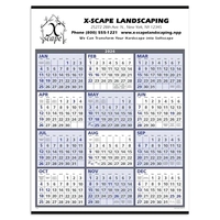 2024 Span-A-Year 22 x 29 wall calendar with blue and gray... from ASI 40480...