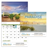 Good Value™ Beach Paradise - Stapled Calendar