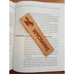 1.5" x 5.75" - Wyoming Hardwood Bookmarks