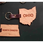 2" - Ohio Hardwood Keychains