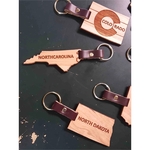 2" - North Carolina Hardwood Keychains