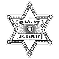 Sheriff Star Paper Lapel Sticker On Roll.... from ASI 56950 Gill Studios Inc...