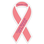 Awareness Ribbon Paper Lapel Sticker On Roll