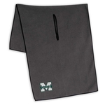 Gray Microfiber Waffle Towel - Rectangle