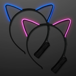 EL Wire Cat Ears Headband