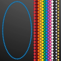 7MM 33" Round Beaded Necklaces (Non-Light Up)... from ASI 34194 ALightPromos