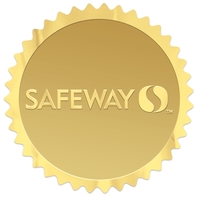 Round Pinked Edge Embossed Foil Roll Seal