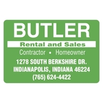 Rectangle w/ Rounded Corners Truck Signs & Equipment Decal