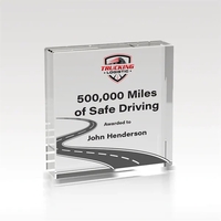 Show appreciation with a square acrylic award featuring your full-color...
